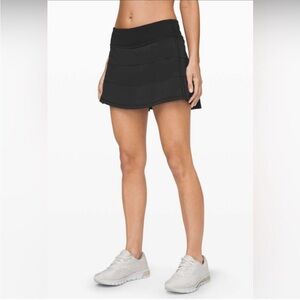 Lululemon Pace Rival Skirt Black Size 4 Regular Length